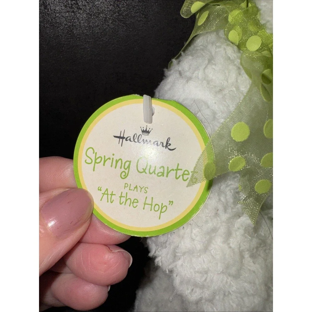 2007 HALLMARK Spring Quartet Easter Bunny Frog Chick Sings At The Hop 14” Works!